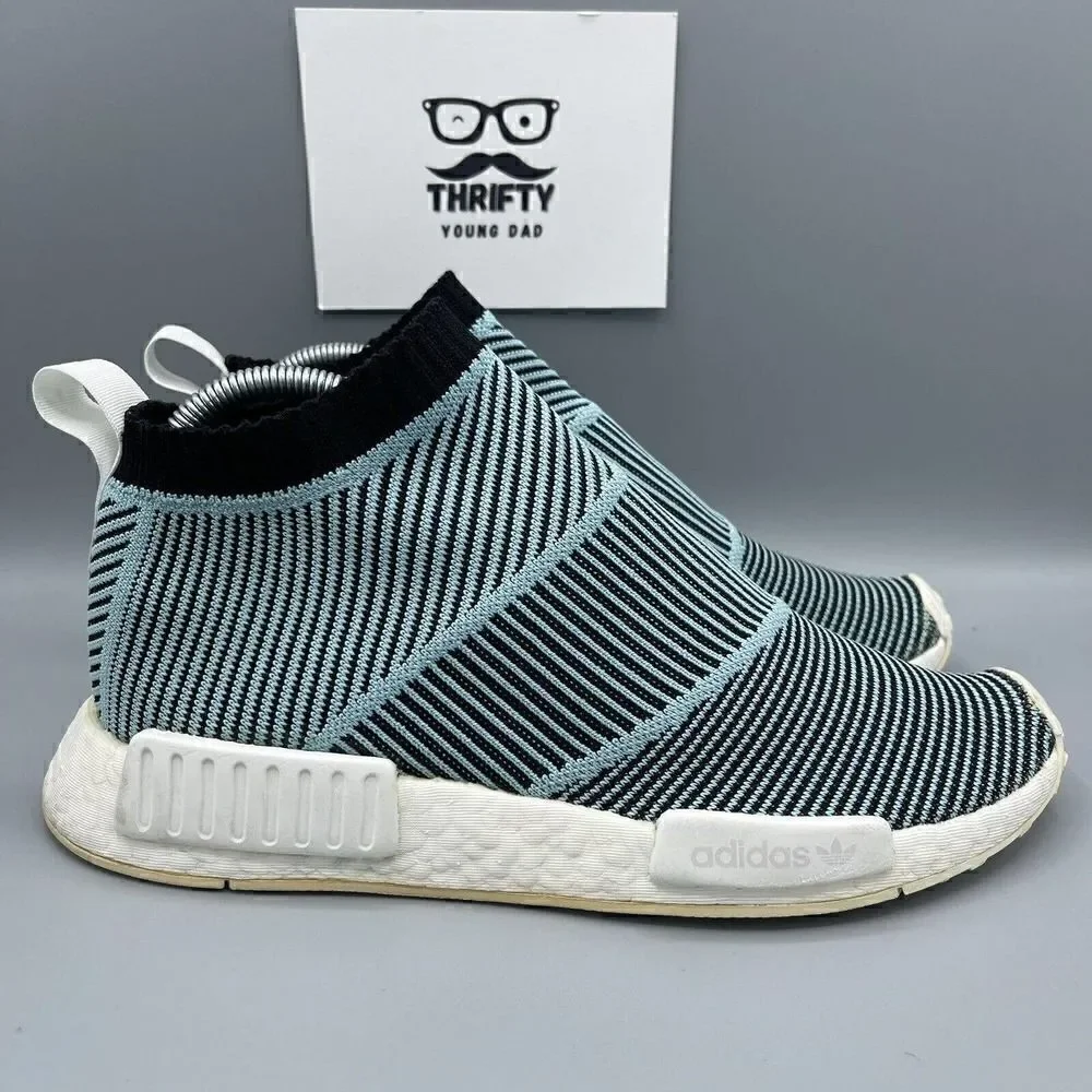 adidas NMD CS1 Primeknit x Parley Mens Size 8 Shoes Athletic Blue Spirit 2018
